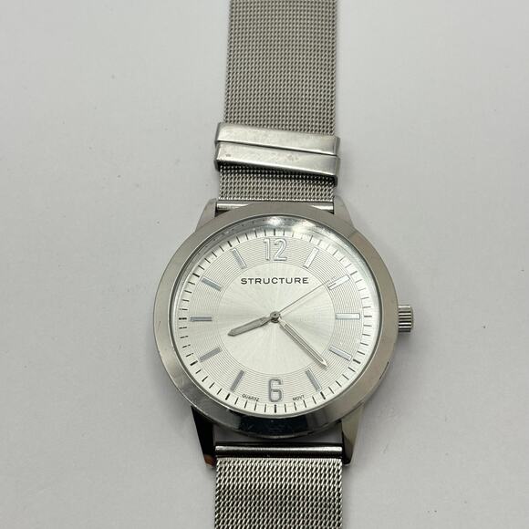 Silver Structure Men's Watch - Picture 3 of 5